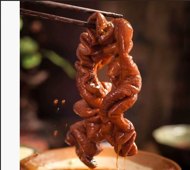 三旋包菜肥肠肉食卤肥肠江油猪大肠冒节子速食四川火锅串串食材