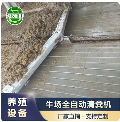 全自动牛场智能清粪机 一拖二刮粪板遇阻停功能